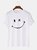 Camiseta De Algodón Mezclado Simple Hombre Moda Estampado