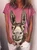 Camisetas Escote Redondo Animal Retro Estampado