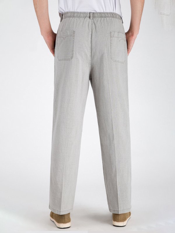Pantalones Casuales de Lino para Hombres