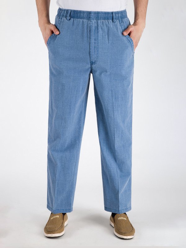 Pantalones Casuales de Lino para Hombres