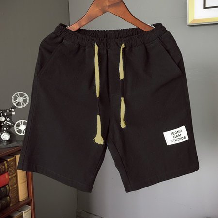 Pantalones Cortos con Bolsillos con Cordón Ajustable