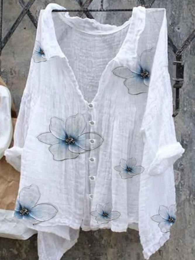 Blusa Floral Casual