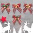 Decoraciones de Árbol de Navidad con Lazo Coronas 
de Regalos de Navidad
