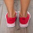 Zapato Casual de Lona Zapatillas Deportivas Cómodas de Talla Grande para Mujeres