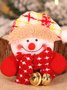 Decoraciones Regalos Navidad Santas Ciervo Monigote De Nieve Brillante Colgante Campana Broche